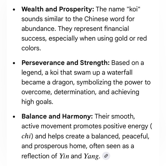 Lucky Gold Koi Fish Brooch Pearl Ruby Rhinestone Crystal Whimsical Fengshui Chi - Picture 9 of 9